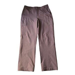 High waisted cargo straight leg Brown women’s Pant. Size Large